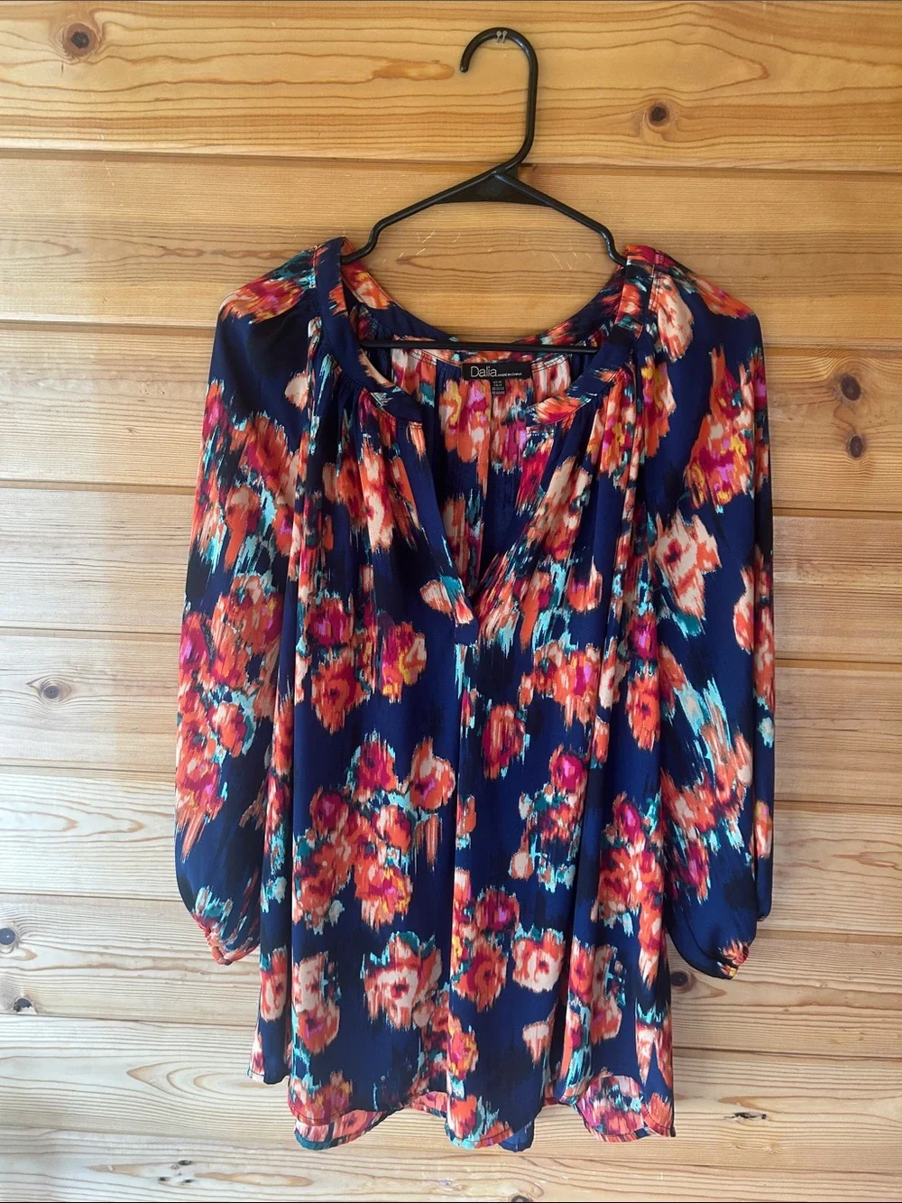 Dalia flowy navy